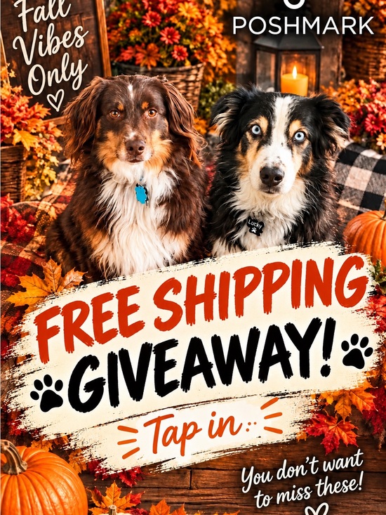 Other - 🐾 Congrats!!! You won Free Shipping 🍁🍂